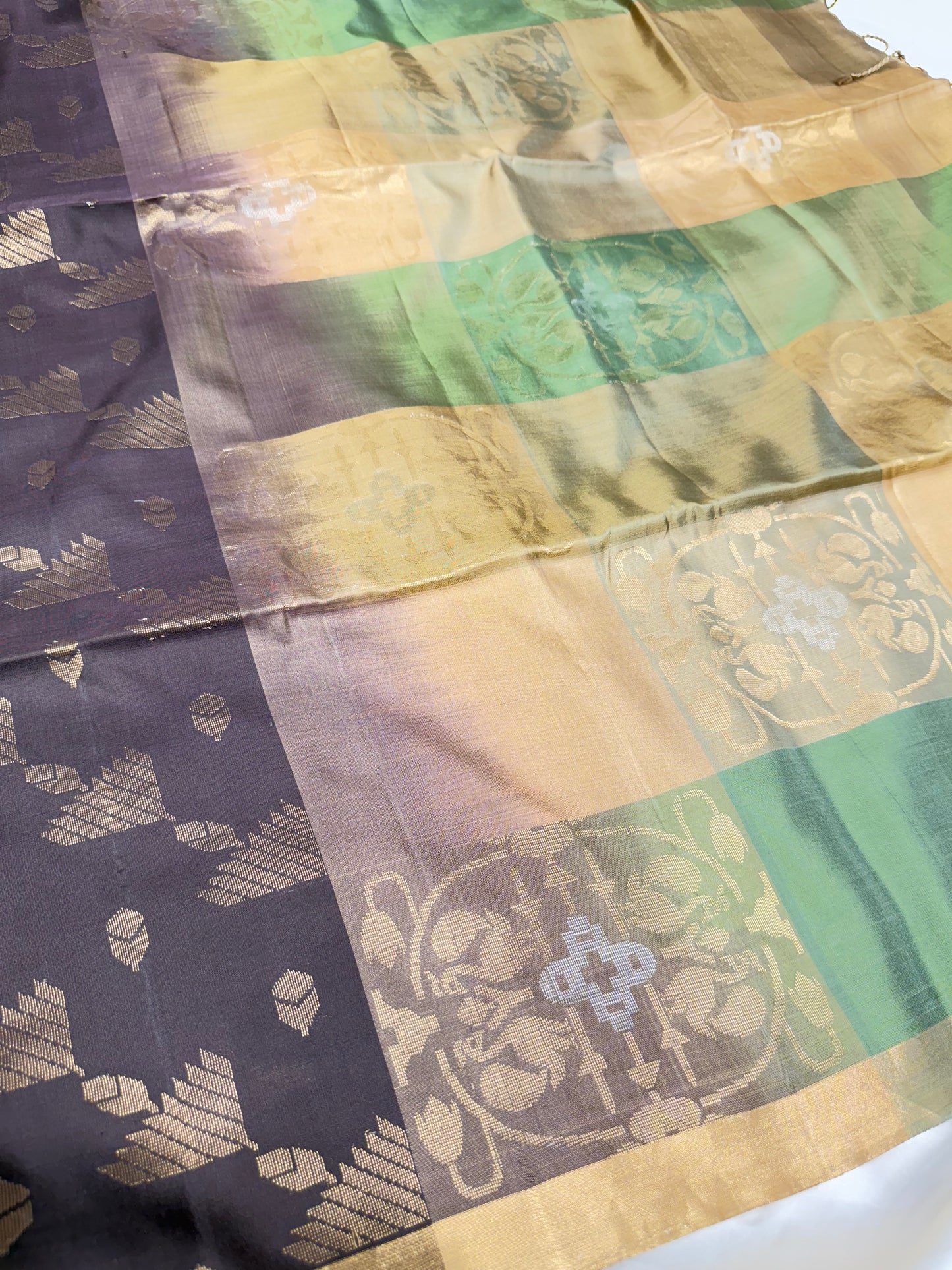 Kanjivaram Silk Saree (Brown)