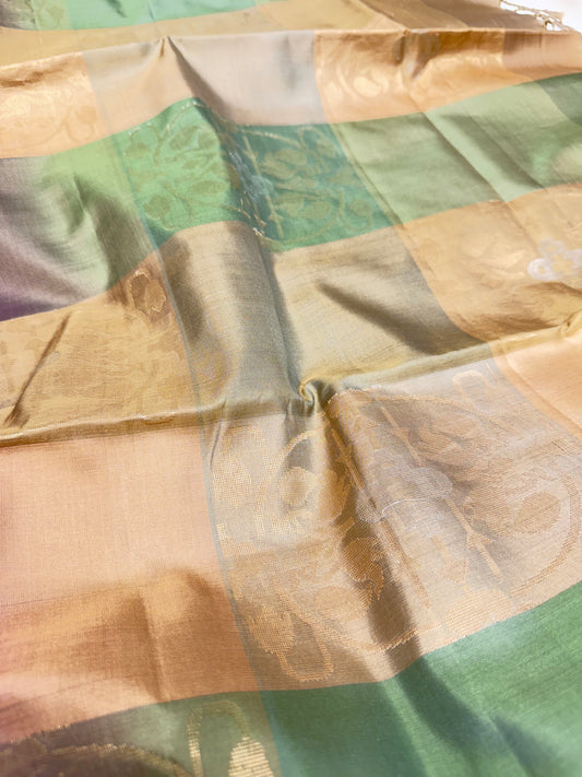 Kanjivaram Silk Saree (Brown)