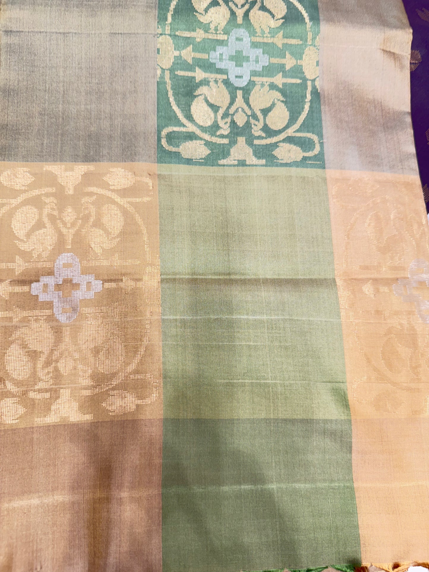 Kanjivaram Silk Saree (Brown)