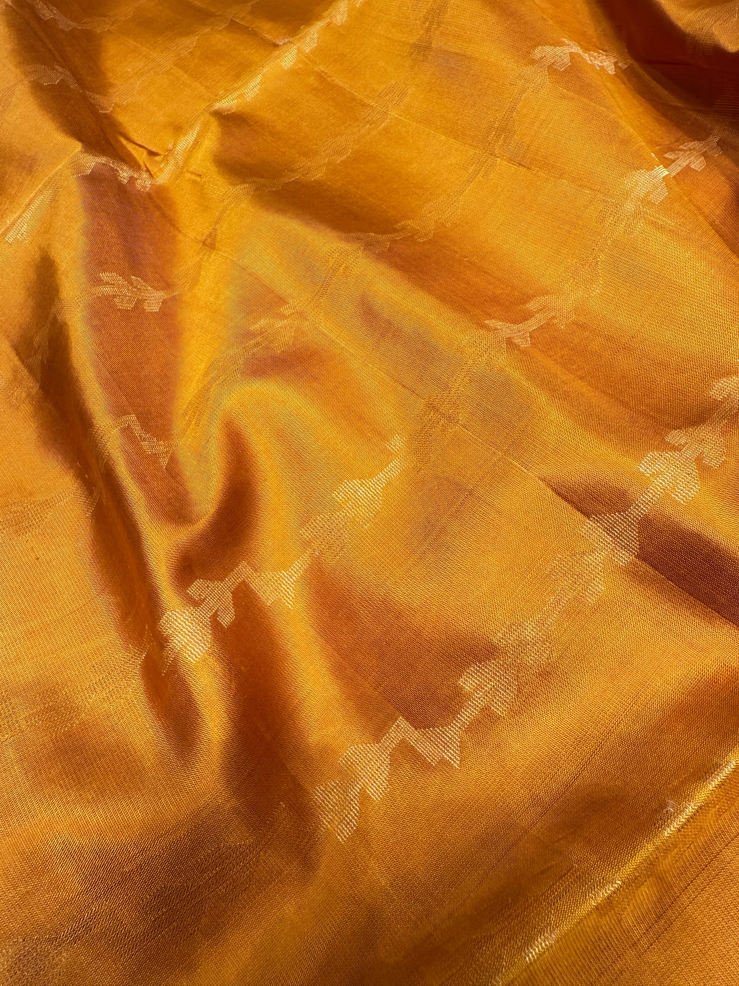 Kanjivaram Silk Saree (Mustard)