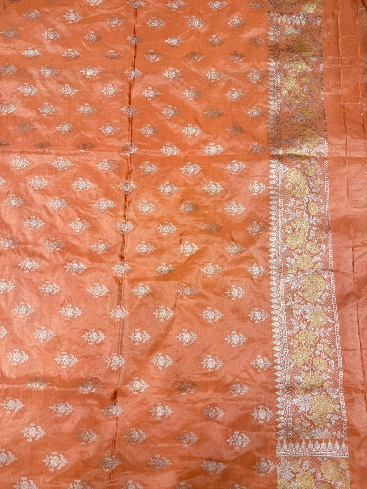 Pure Moonga katan silk saree color (aqua blue)