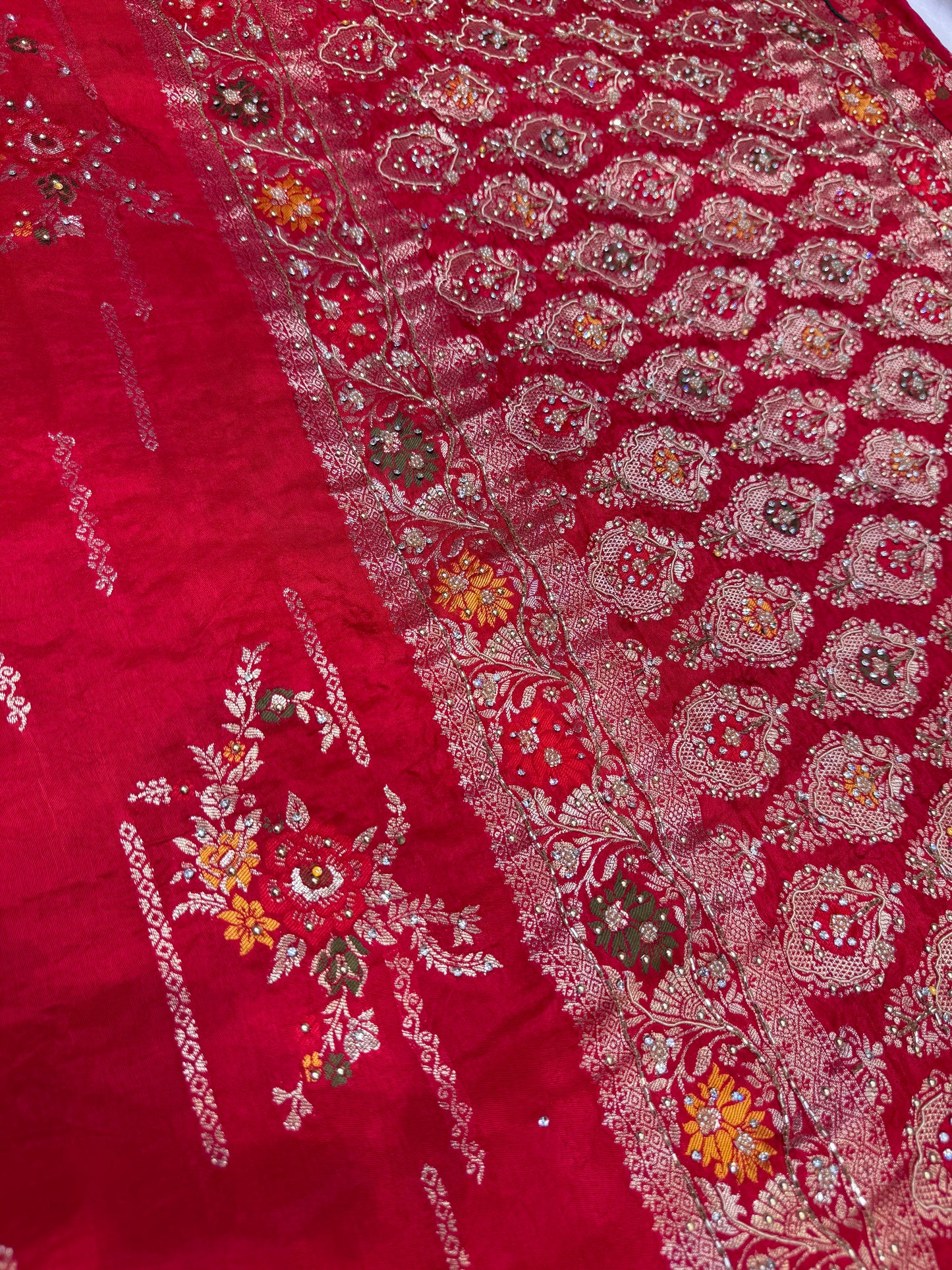 Bridal Silk Saree (Rani)