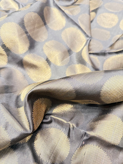 Kanjivaram Silk Saree (Mustard)