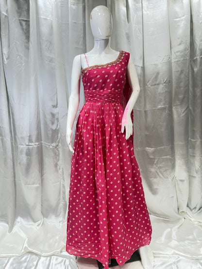 Silk Extraordinary Boutique Style Dress (Butter Pink)