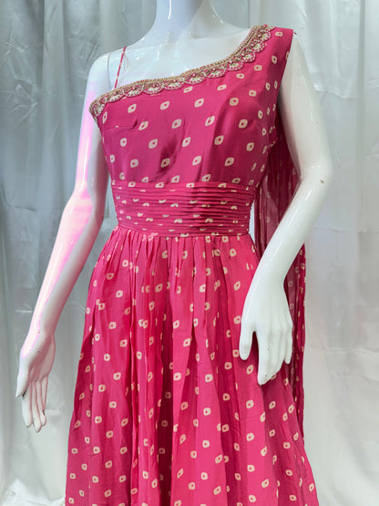 Silk Extraordinary Boutique Style Dress (Butter Pink)