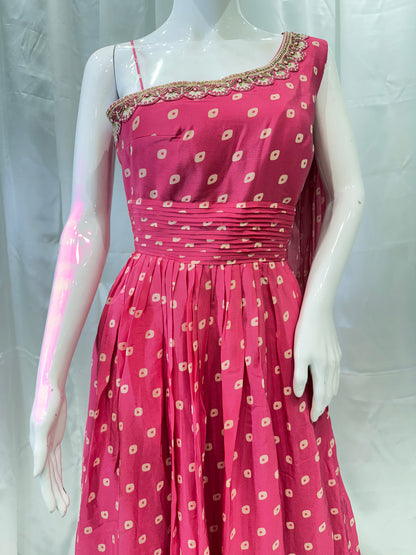 Silk Extraordinary Boutique Style Dress (Butter Pink)