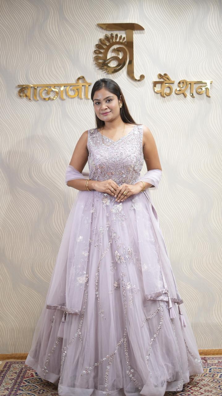 Lavender party dress