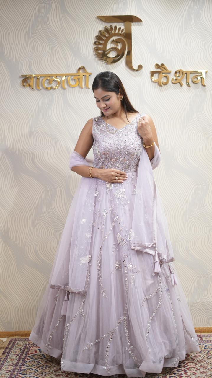 Lavender party dress
