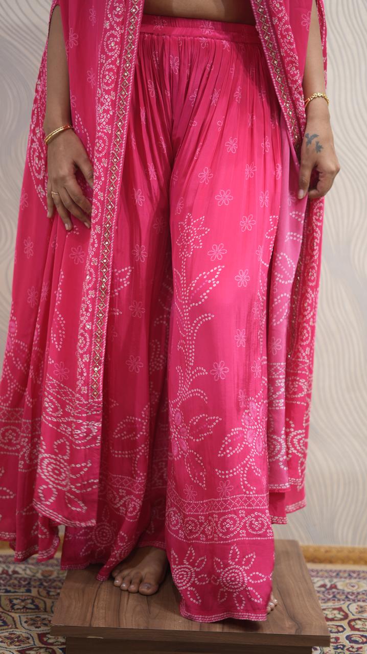 Boutique Creation Front-Open Fancy Dress – Rosy Pink