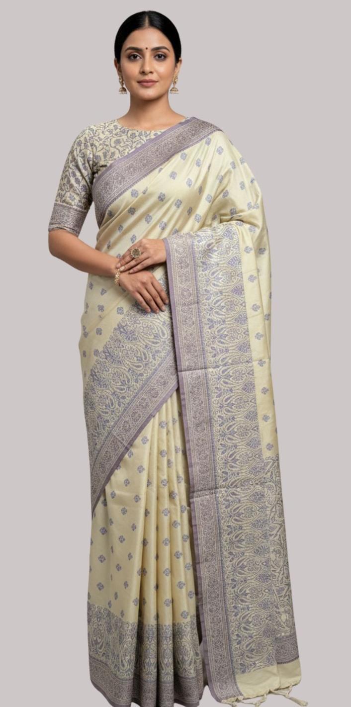 Banarasi Kosha silk saree (Gold Beige color )