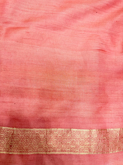 Pure Banarasi khadi digital silk saree color parrot with sea-green